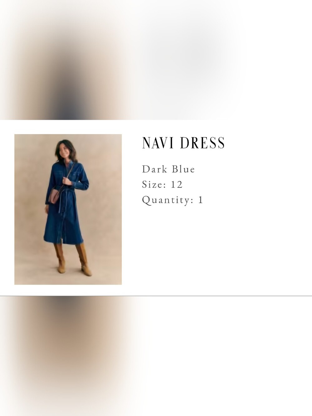 - Dark Blue Women's Dress
